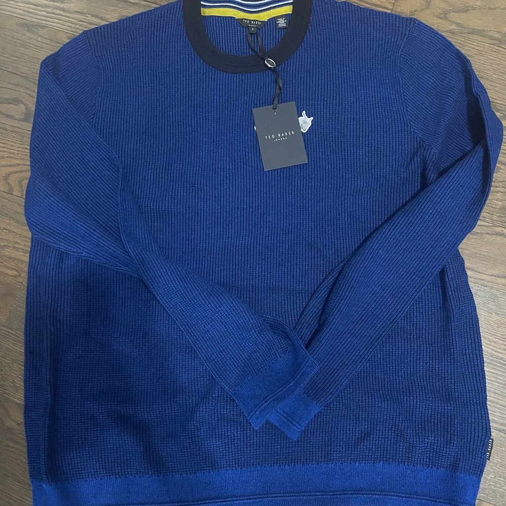 Brand new with tags blue Ted Baker sweater size 7